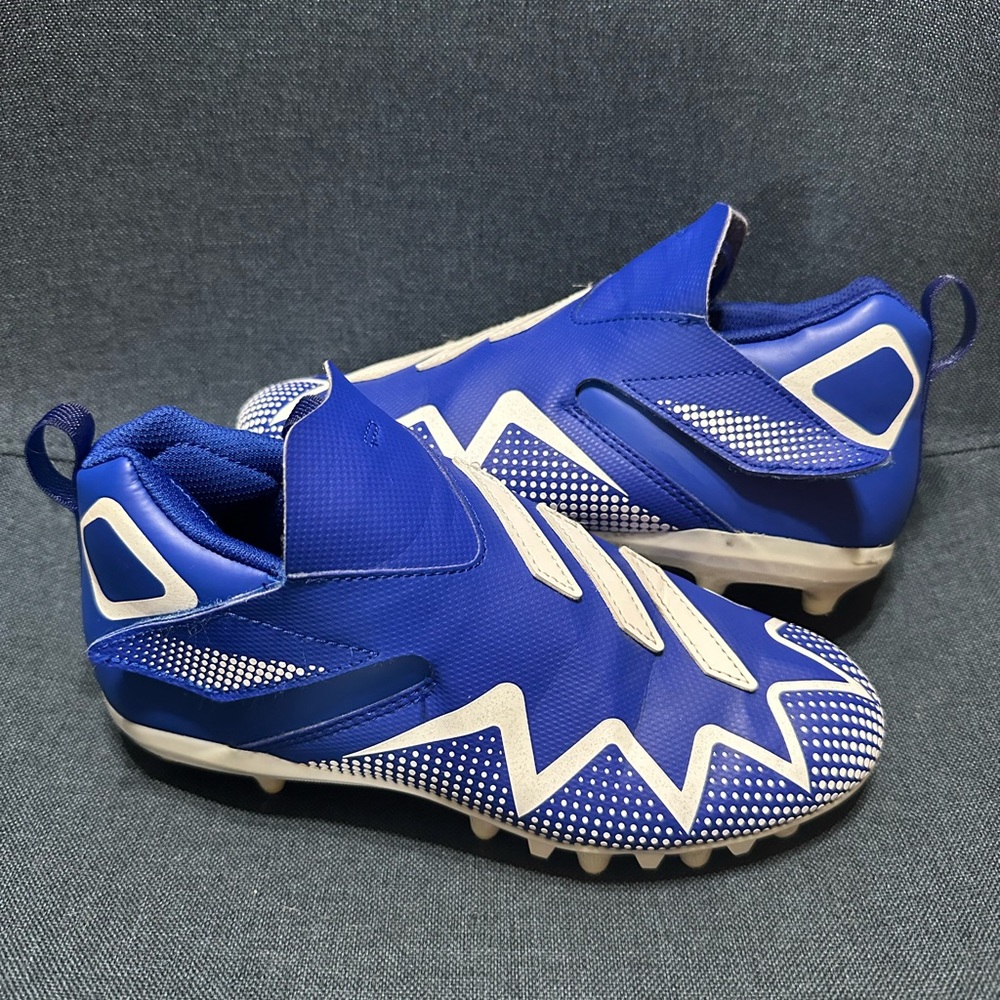 adidas Kids' Freak Spark Team Football Cleats.  Very good condition. Blue/white